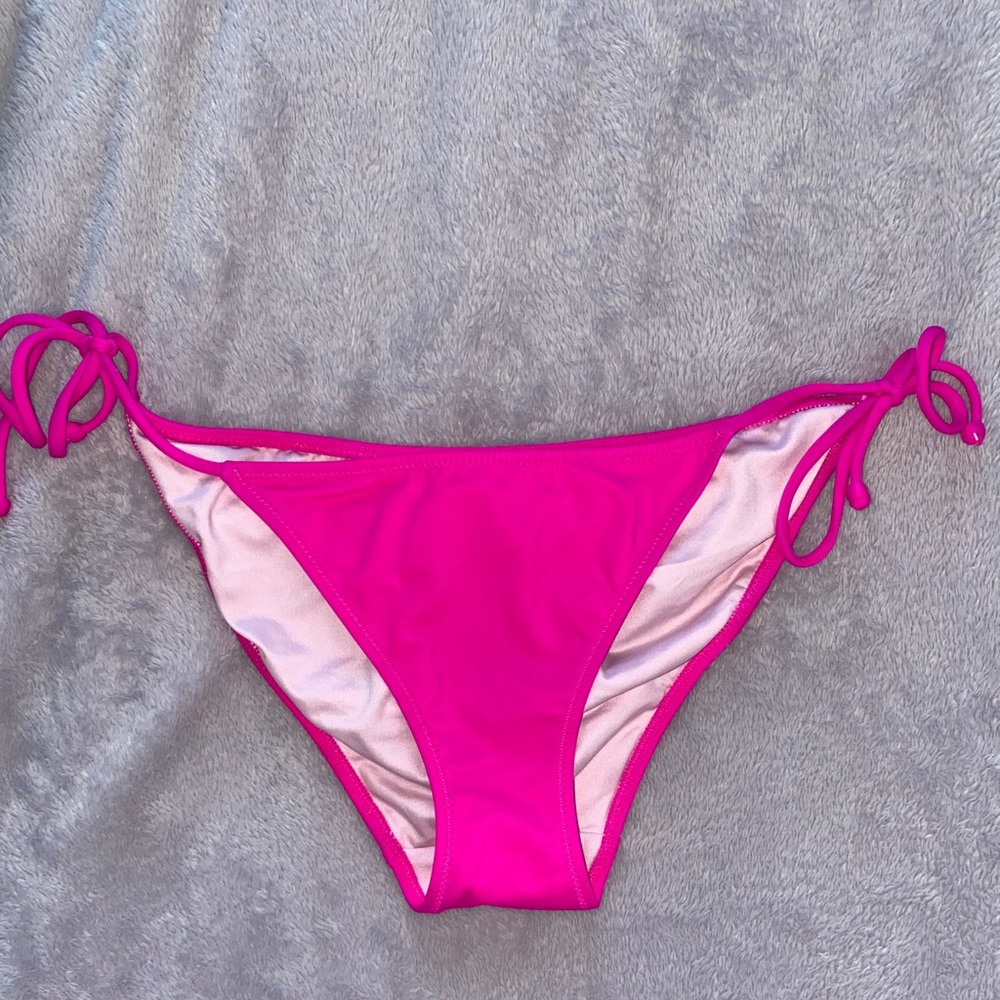 Neon pink bikini bottom